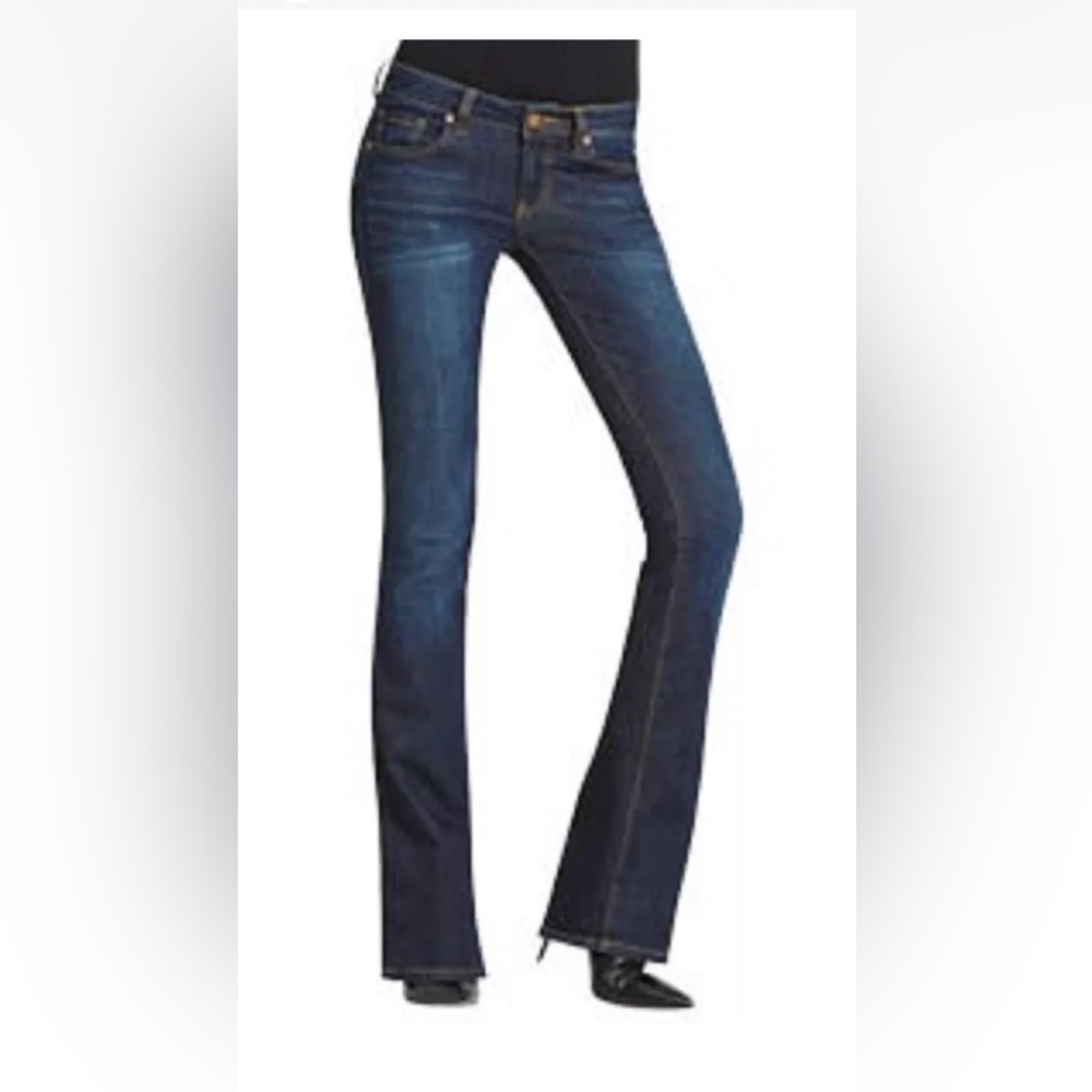 Cabi Jeans Women's Blue Style 916R Five Pocket Mid-Rise Boot Cut Jeans Size 16
